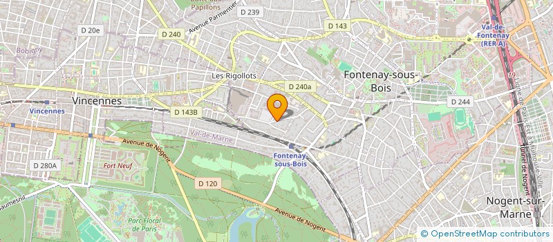 localisation de l'entreprise SCI GRISE à FONTENAY-SOUS-BOIS