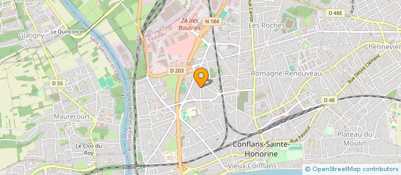 localisation de l'entreprise SCI GRISOU  CONFLANS-SAINTE-HONORINE