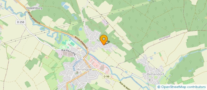 localisation de l'entreprise SCI GRISWEG.AEM  HIRSINGUE