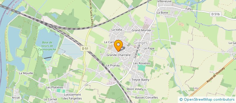 localisation de l'entreprise SCI GRIZARD  GRIEGES