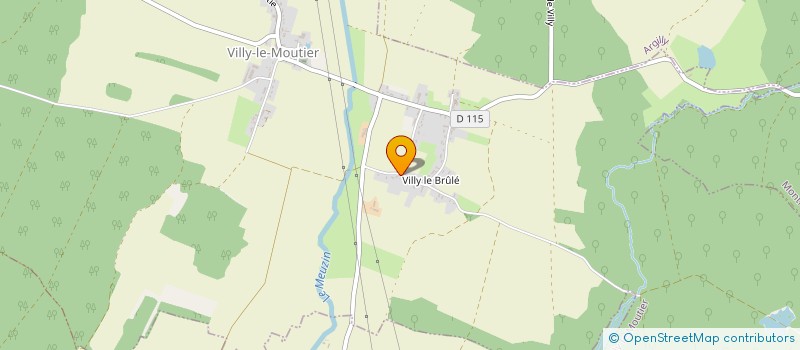 localisation de l'entreprise SCI GRJ  VILLY-LE-MOUTIER