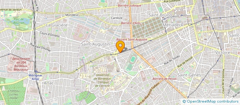 localisation de l'entreprise SCI GRM  BORDEAUX