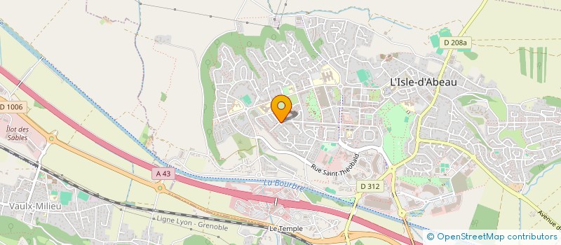 localisation de l'entreprise SCI GROBEL  L'ISLE-D'ABEAU