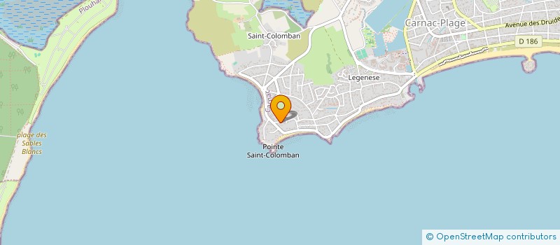 localisation de l'entreprise SCI GROEZ VEN  CARNAC