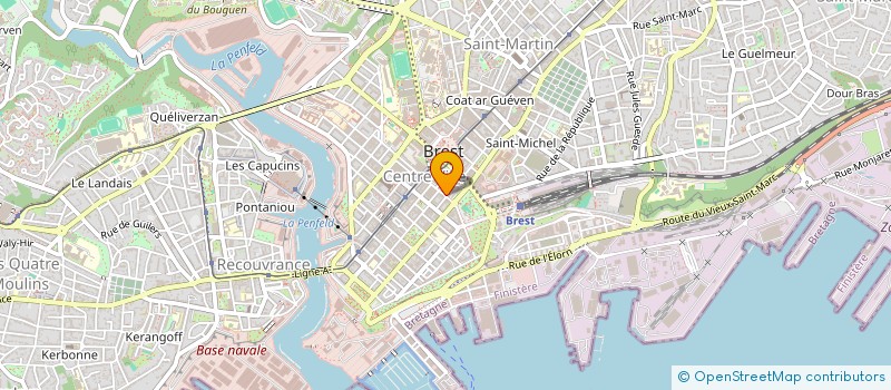 localisation de l'entreprise SCI GROG  BREST