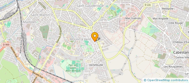 localisation de l'entreprise SCI GROH  PERPIGNAN
