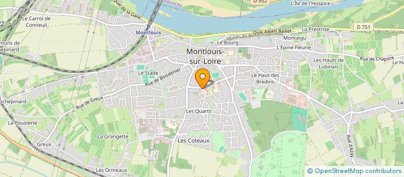 localisation de l'entreprise SCI GROISON IMMOBILIER à MONTLOUIS-SUR-LOIRE