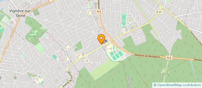 localisation de l'entreprise SCI GROMAT à VIGNEUX-SUR-SEINE