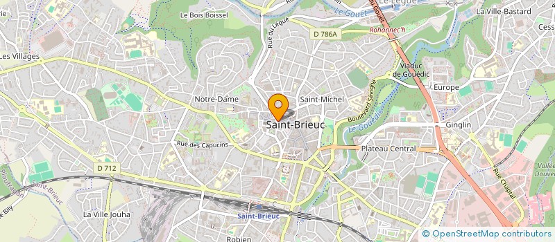 localisation de l'entreprise SCI GRONDALU à SAINT-BRIEUC