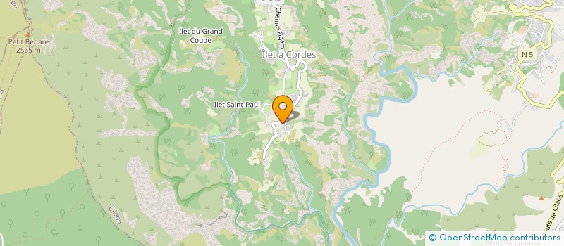 localisation de l'entreprise SCI GRONDIN JSNR  CILAOS