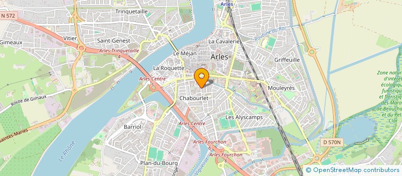 localisation de l'entreprise SCI GROOT à ARLES