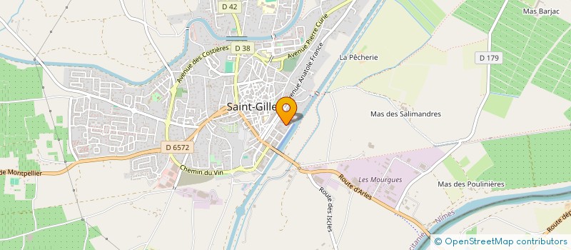 localisation de l'entreprise SCI GROOT  SAINT-GILLES