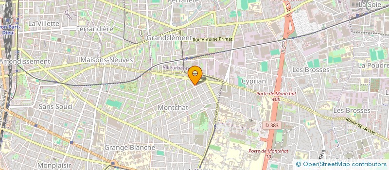 localisation de l'entreprise SCI GROOVY  LYON