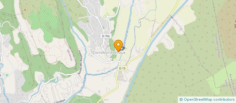 localisation de l'entreprise SCI GROS à CORNILLON-CONFOUX