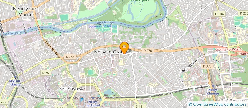 localisation de l'entreprise SCI GROS à NOISY-LE-GRAND