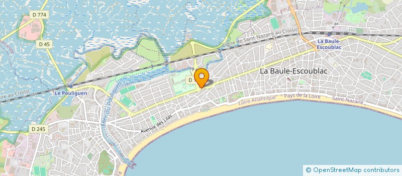 localisation de l'entreprise SCI GROS LOULOU  LA BAULE-ESCOUBLAC