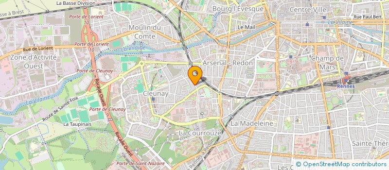 localisation de l'entreprise SCI GROS MALHON  RENNES