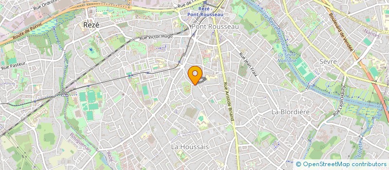 localisation de l'entreprise SCI GROSBOIS  REZE