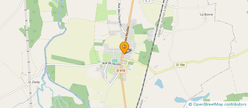 localisation de l'entreprise SCI GROSJEAN JCNC  LURY-SUR-ARNON