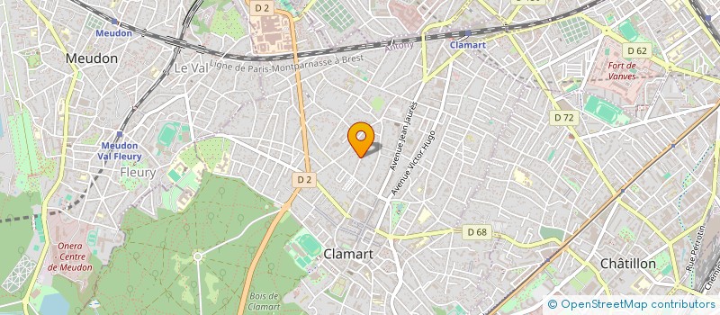 localisation de l'entreprise SCI GROSS à CLAMART