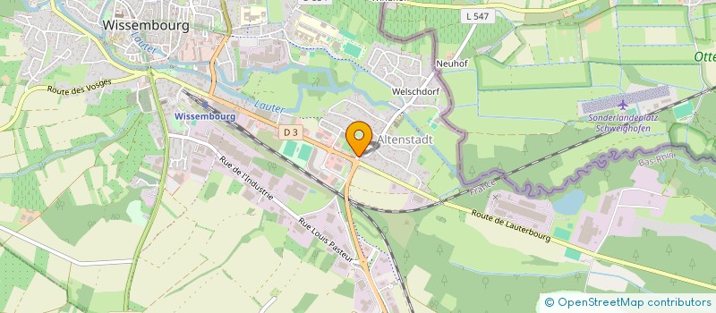 localisation de l'entreprise SCI GROSS  OBERHOFFEN-LES-WISSEMBOURG