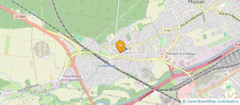 localisation de l'entreprise SCI GROSS  LUTTERBACH