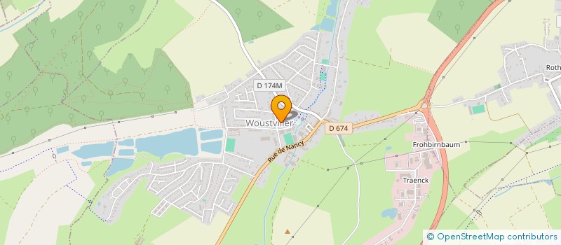 localisation de l'entreprise SCI GROSS IMMO FUSION à WOUSTVILLER