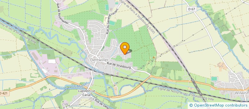 localisation de l'entreprise SCI GROSSEIGEN  DETTWILLER