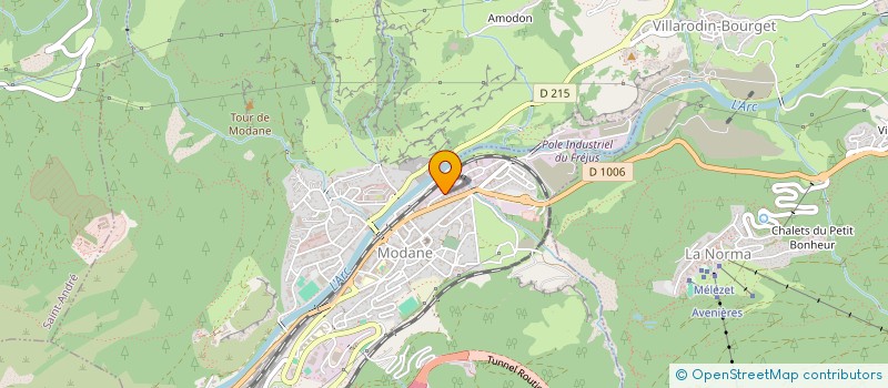 localisation de l'entreprise SCI GROSSET  MODANE