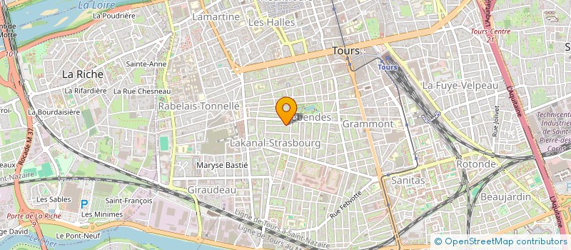 localisation de l'entreprise SCI GROSTAVE  TOURS