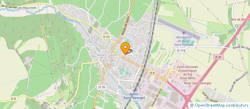 localisation de l'entreprise SCI GROUBIER à NUITS-SAINT-GEORGES