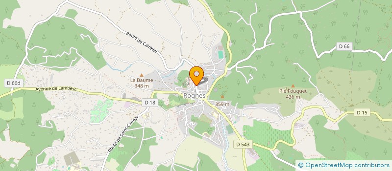 localisation de l'entreprise SCI GROUBIER OROFINO ET FILS  ROGNES