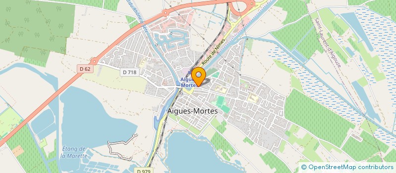 localisation de l'entreprise SCI GROUL SAUMADE  AIGUES-MORTES