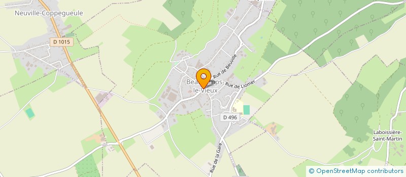 localisation de l'entreprise SCI GROULT  BEAUCAMPS-LE-VIEUX