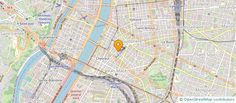 localisation de l'entreprise SCI GROUND  LYON