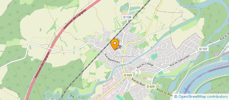 localisation de l'entreprise SCI GROUP'ALFA  DRUSENHEIM