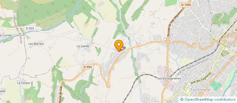 localisation de l'entreprise SCI GROUP'ALP M.L.P  GAP