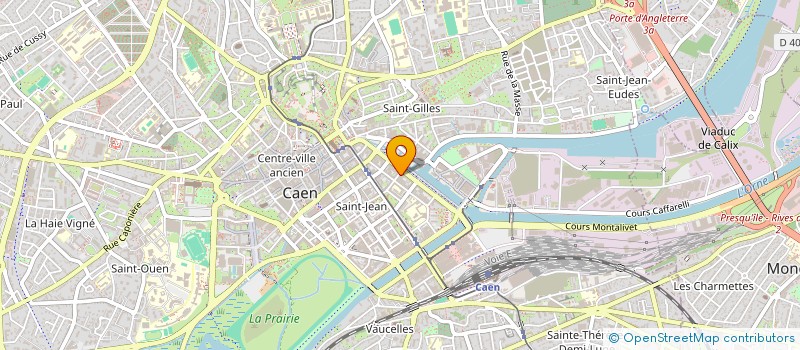 localisation de l'entreprise SCI GROUPAMA DU 8 RUE GUILBERT à CAEN