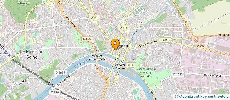 localisation de l'entreprise SCI GROUPE ARNAUD BRINDOS  G.A.B.  MELUN