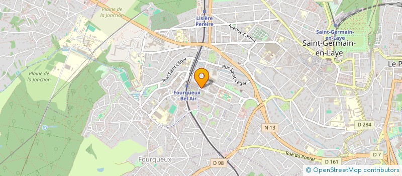 localisation de l'entreprise SCI GROUPE B III  SAINT-GERMAIN-EN-LAYE