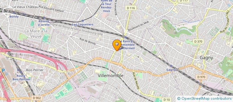 localisation de l'entreprise SCI GROUPE BRAHIMI à VILLEMOMBLE