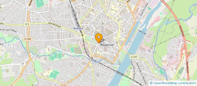 localisation de l'entreprise SCI GROUPE IMMO  ROANNE