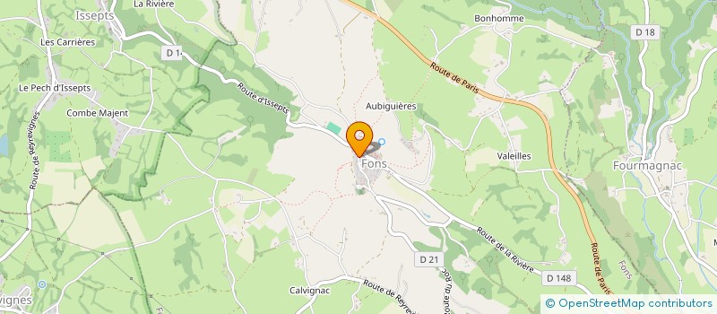 localisation de l'entreprise SCI GROUPE LA VUE  CAPDENAC