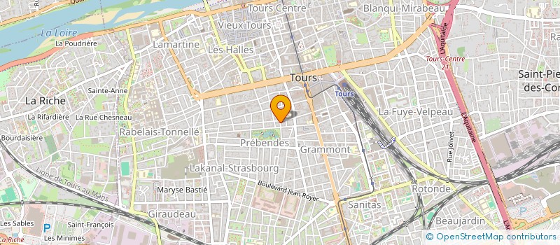 localisation de l'entreprise SCI GROUPE MAM  TOURS