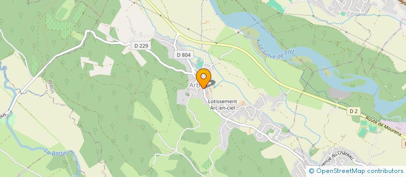 localisation de l'entreprise SCI GROUPE MEDICAL DE DENGUIN  DENGUIN