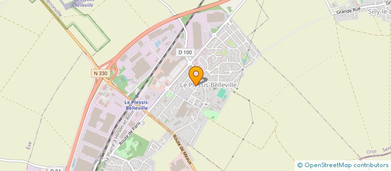 localisation de l'entreprise SCI GROUPE MEDICAL DE NANTEUIL  LE PLESSIS-BELLEVILLE