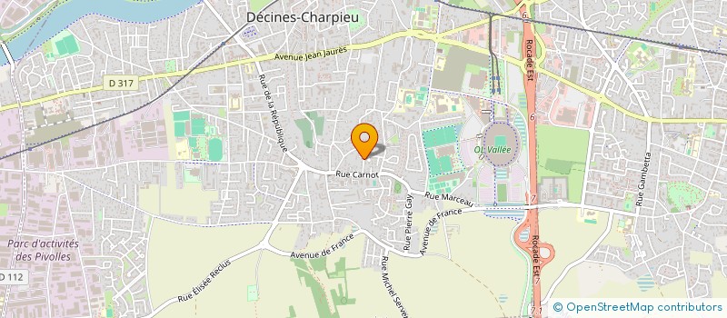 localisation de l'entreprise SCI GROUPE NAVASARDIAN  DECINES-CHARPIEU