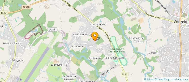 localisation de l'entreprise SCI GROUPE NELLY à CHAPTELAT
