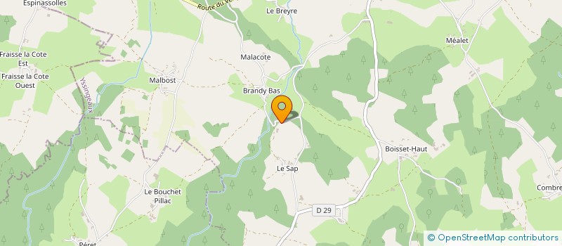 localisation de l'entreprise SCI GROUPE PARA MEDICAL  BEAUNE-SUR-ARZON