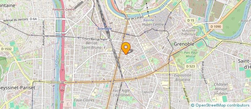 localisation de l'entreprise SCI GROUPE PAUL DOUMER  GRENOBLE